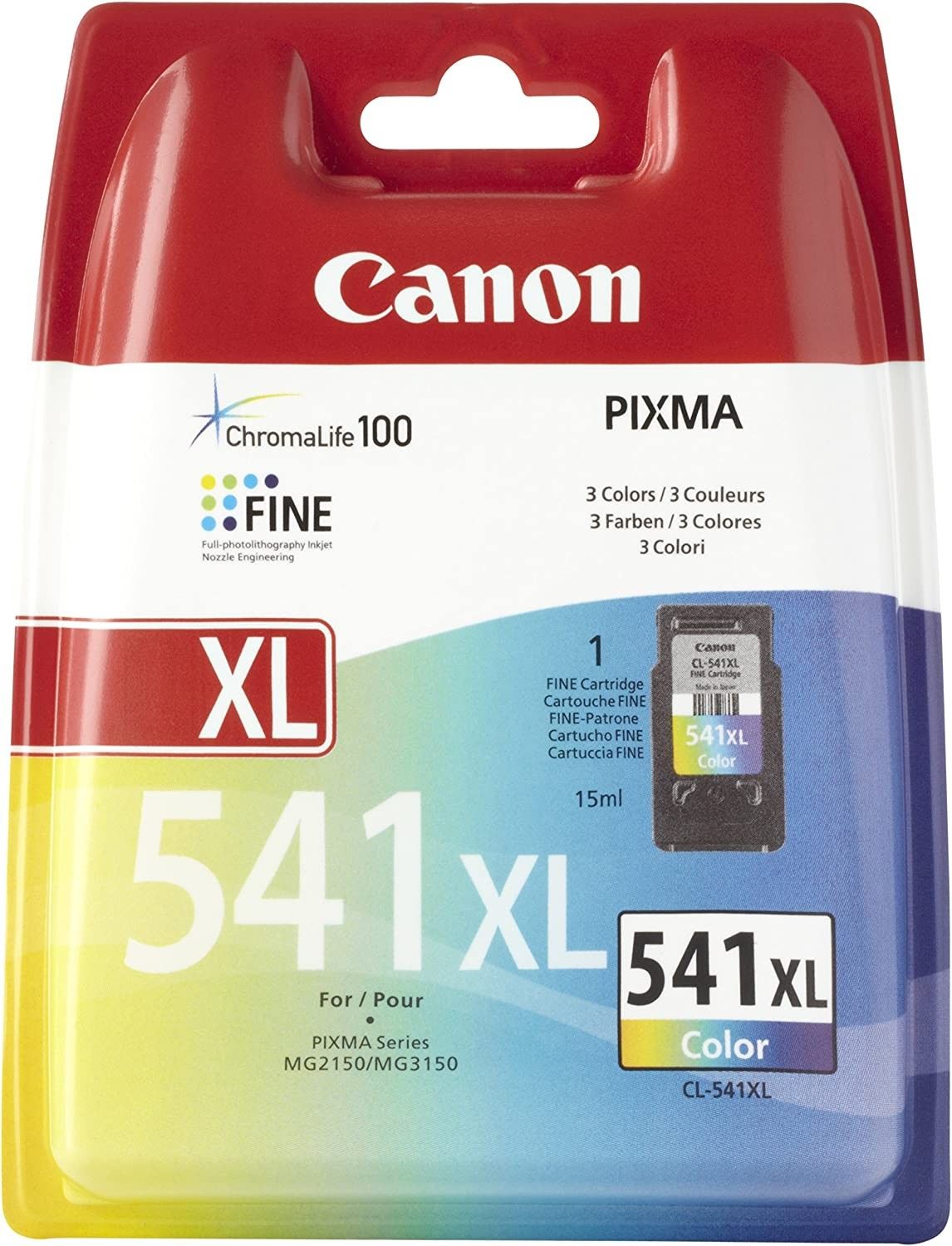 New Genuine Canon CL-541XL Colour Ink Cartridge For PIXMA MG3150 (5226B005)