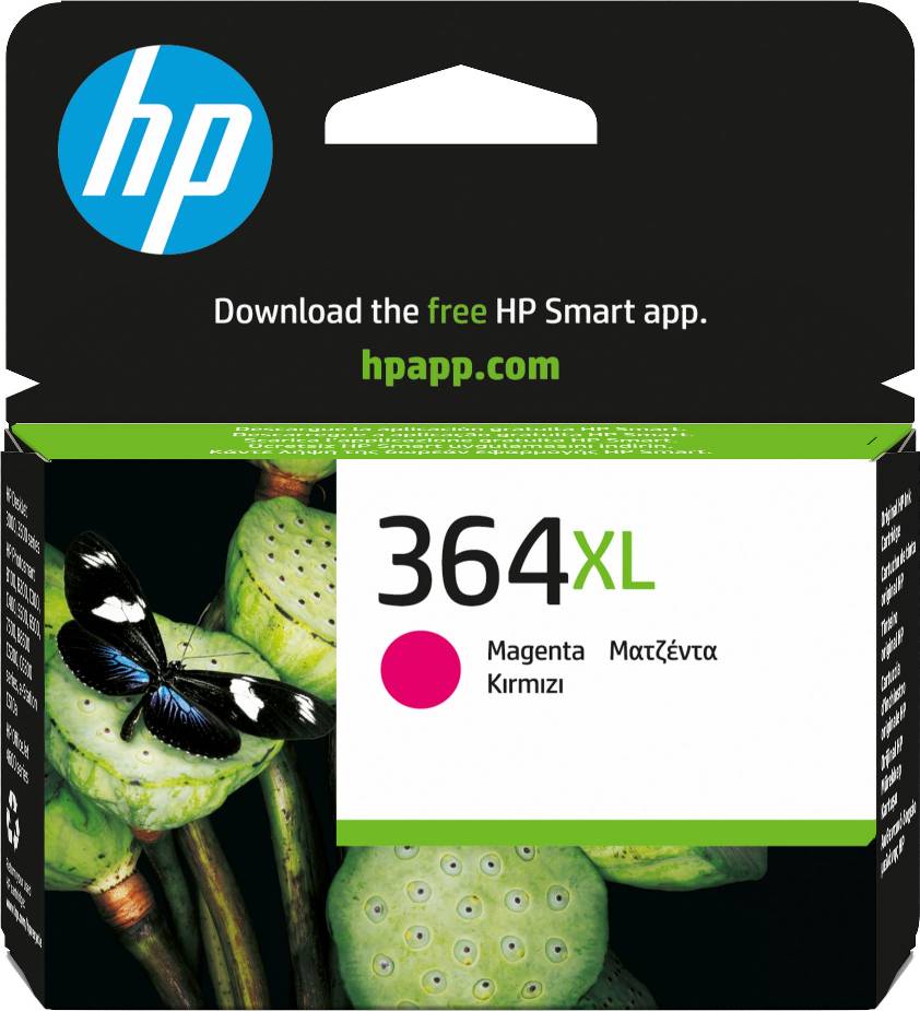 HP 364XL Magenta Ink Cartridge for PhotoSmart 5510 5520 6520 7520 (CB324EE)