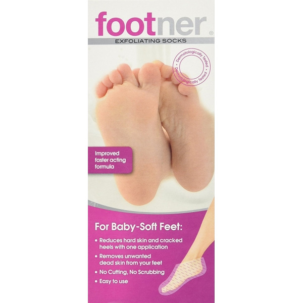 Footner Exfoliating Socks - Pedicure Callus and Hard Skin Remover 