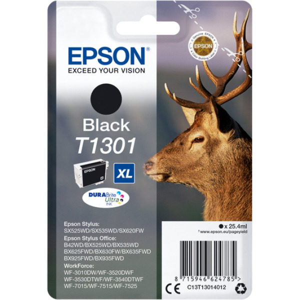Epson Stag Black Ink Cartridge - T1301