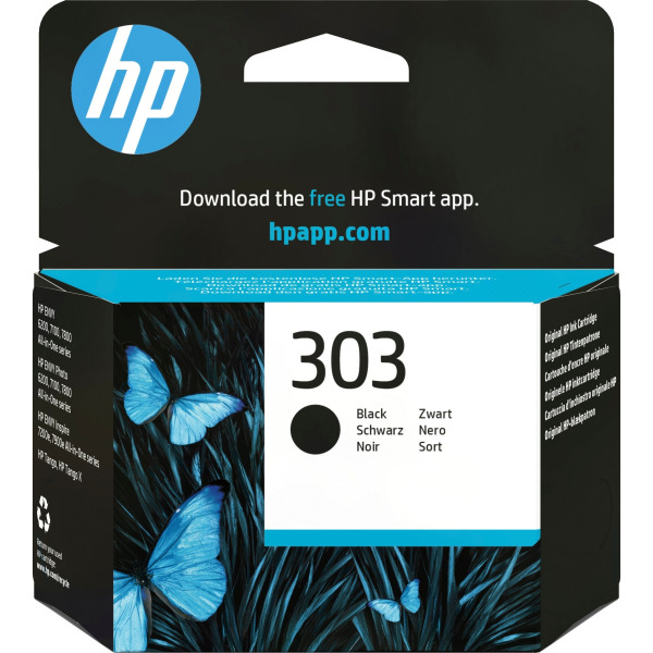HP 303 Black Ink Cartridge - T6N02AE