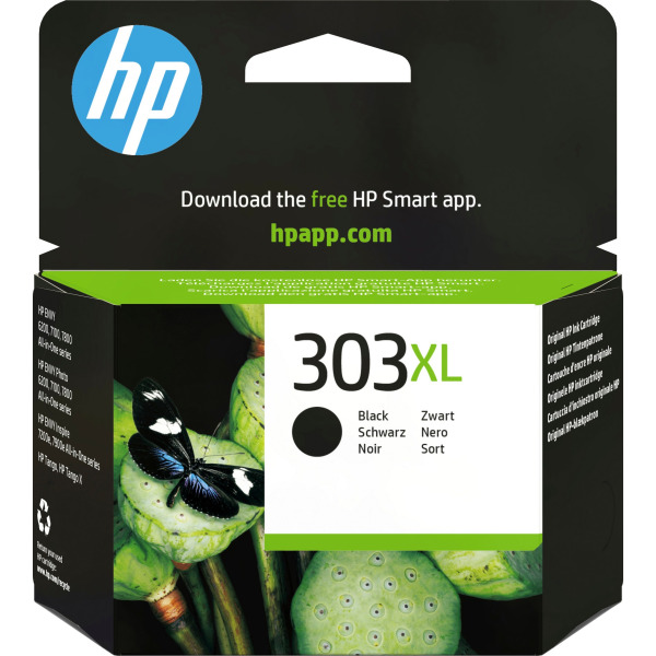 HP 303XL Black Ink Cartridge - T6N04AE